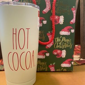 Rae Dunn Hot Cocoa 17 oz. insulated tumbler